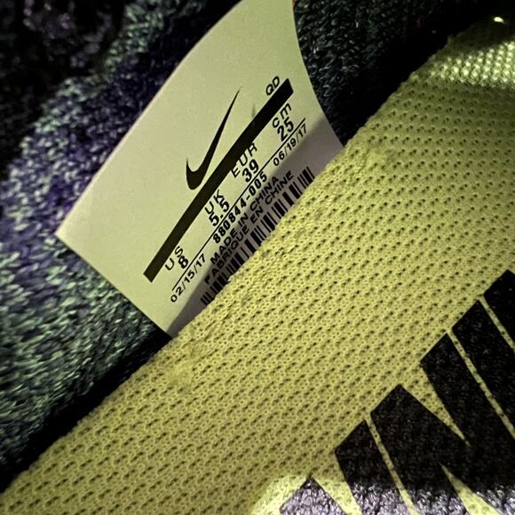 Nike Free RN Flyknit 2017 Shoes Womens Size 8 Running 880844-005 - Picture 10 of 10